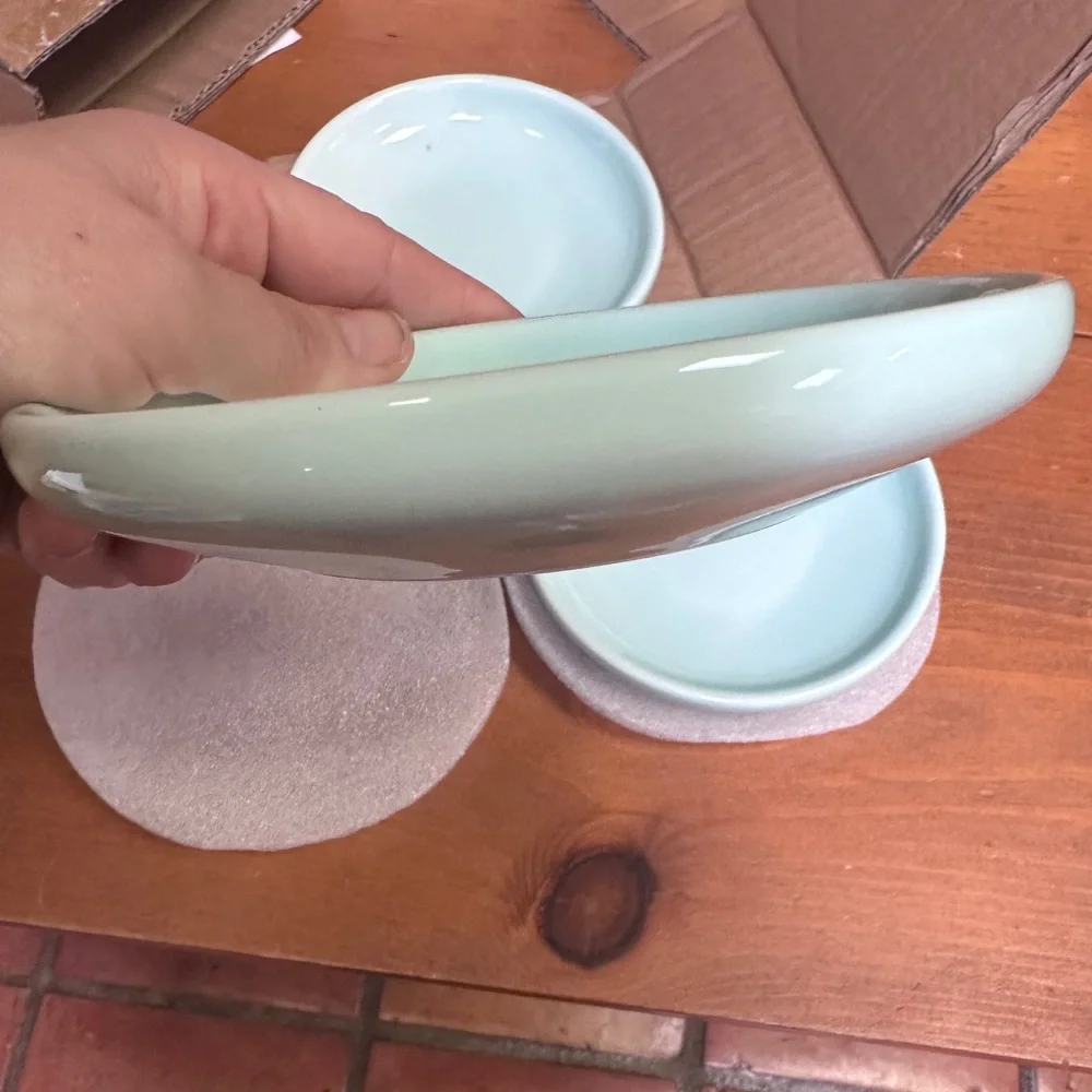 New in box - set of three ceramic serving bowls for cats - or people!
